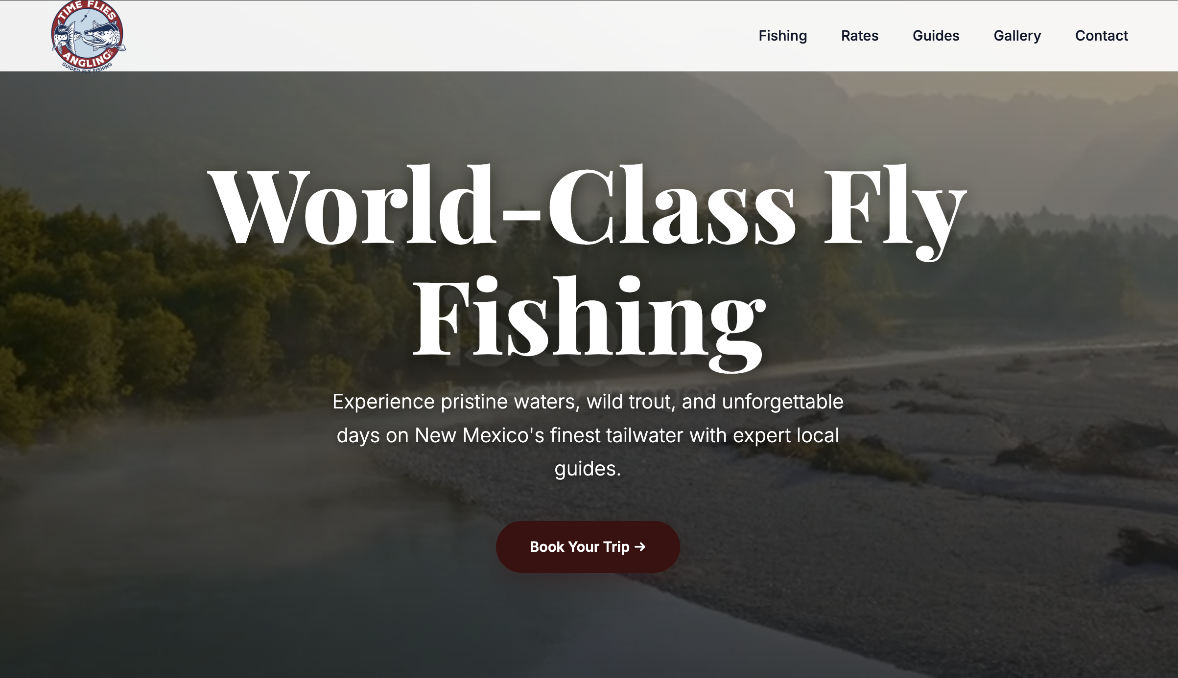 Time Flies Angling Website